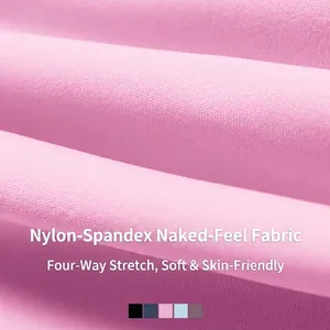 Roze yoga-set met hoge taille, kruislingse bandjes en zachte 4-weg stretchstof