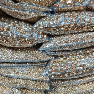 Bulk 14K gold filled solid laser faceted beads for DIY jewelry making in clear bags