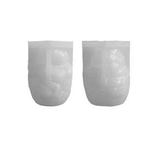 DIY Easter bunny egg shell relief flower silicone candle and gypsum resin molds