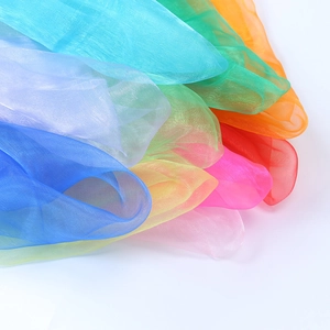 60x60cm colorful chiffon square scarves for dancing in vibrant candy colors