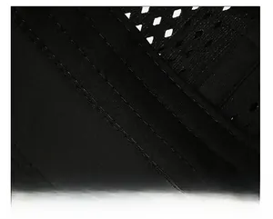 Detail view of the breathable mesh lining and double-stitched sweatband on sports cap