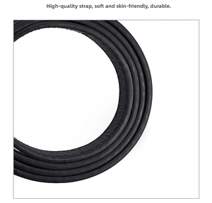 Detail of premium black faux leather belt texture with soft finish and durable edges