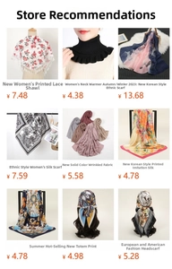 Collage of chic scarves with oil painting prints and varied colorful textile patterns