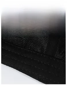 Detail view of the wide moisture-wicking sweatband inside a breathable camouflage cap