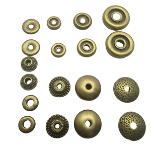 Antique Bronze Alloy Spacer Beads Saucer Gasket Retro Vintage Jewelry Making Accessories DIY Bracelet Necklace Findings