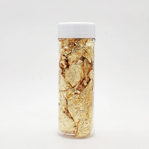 Decorative Gold Silver Foil Flakes For Cake Baking Mousse Dessert DIY Crafts Rose Gold Metal Leaf Ornaments