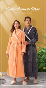 Detail of coral fleece bathrobe texture with thick pineapple grid fabric and piping