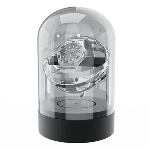 Automatic Watch Winder Mechanical Rotation Storage Box Silent Motor Transparent Dome Holder For Home Display