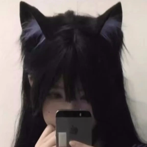 Süßer schwarzer Plüsch Katzenohr Haarreif für Halloween und Lolita Haarschmuck