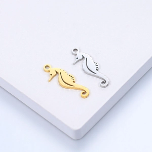 Seahorse Pendants 304L Stainless Steel Hollow Out Mirror Polished For DIY Jewelry Making Necklaces Bracelets Accessories
