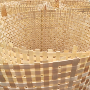 Fogli di rattan naturale intrecciati a mano con motivo a maglia quadra per mobili