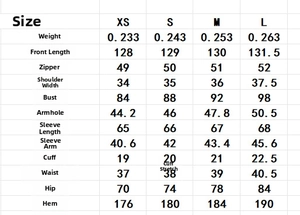 Detailed size guide table for French vintage leopard print organza maxi dress for women