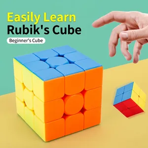 Professional Speed Magic Cube Magnetic Carbon Fiber Surface Smooth Educational Puzzle Toy For Competition Multi-Level