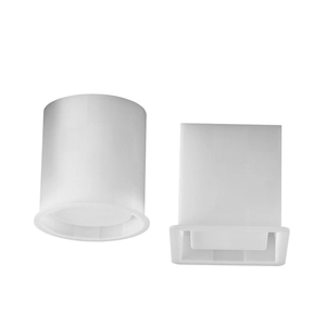 Silicone mold set for mosaic cylindrical candle cups and square storage boxes