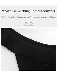 Détail de la visière en maille respirante avec bande anti-transpiration large