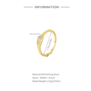 Detailed view of the 925 silver double-layer cross ring with dimensions and s925 stamp