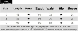 Size chart showing bust, waist and length for the V-neck polka dot summer dress