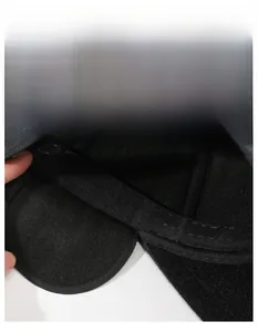 Detail view of the wide moisture-wicking sweatband and fabric texture inside the baseball cap
