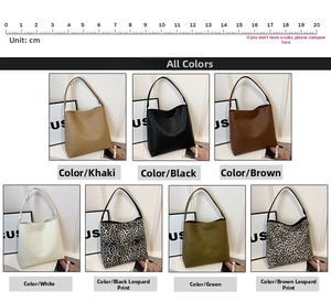 Detailed comparison of various colors and woven textures for the minimalist shoulder bag