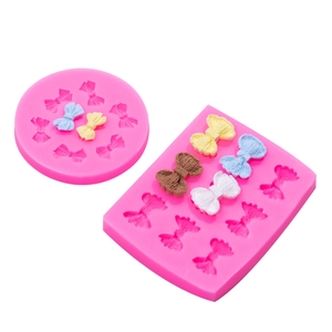 Ensemble de moules en silicone nœuds pour décoration de gâteaux et pâtisserie DIY