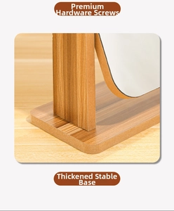 Macro detail of natural wood texture and premium hardware screws on the stable base