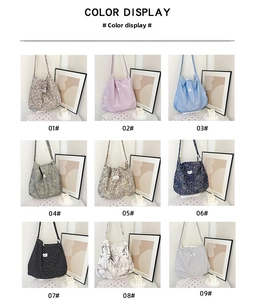 Collage of nine different paisley and floral patterns for large canvas tote bags