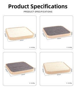 Square jewelry display trays with wooden base and plush lining in light beige and dark grey