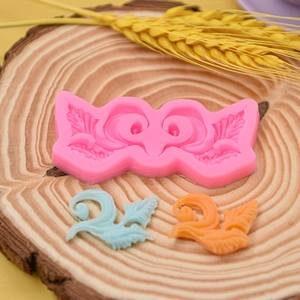 European Relief Flower Vine Leaf Silicone Fondant Mold Cake Border Decoration Baking Tool For Chocolate DIY Clay Craft
