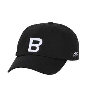 Retro Cotton Baseball Cap Vintage Letter B Embroidery 1980 Side Embroidery Adjustable Outdoor Sun Hat Unisex