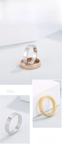 Minimalist geometric faceted rings in silver, gold, and rose gold finish for a modern look