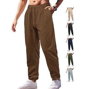 Herren Sommerhose aus Baumwoll-Twill mit Kordelzug, lockerer Schnitt in sechs Farben