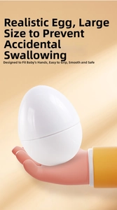 Detail of large size matching egg toy for babies made of smooth ABS material for safe play