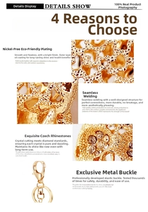 Detail of crystal skull keychain featuring Czech rhinestones and nickel-free plating