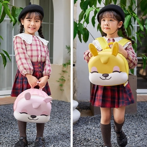Kids 3D Cartoon Animal Backpack Rabbit Squirrel EVA Waterproof Lightweight Kindergarten School Bag For Toddlers Boys Girls