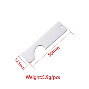 Mirror polished stainless steel heart cutout pendant with 50mm by 12.5mm dimensions