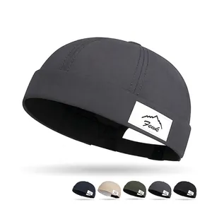 Cappello Docker Senza Tesa Asciugatura Rapida Leggero Traspirante Retro Streetwear Regolabile Marinaio Unisex Tendenza