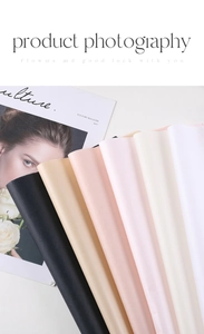 Multi-color pearlescent wrapping paper sheets for floral and gift packaging in matte finish