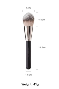 Detailed size parameters of GECOMO professional powder brush with soft gradient bristles