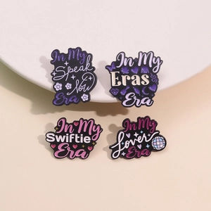 Music Theme Enamel Pins Zinc Alloy Lacquer Badges Accessories For Clothing Bags Cool Punk Style Jewelry Gift