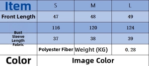 Detailed size chart for women off-shoulder knit sweater showing bust and length measures