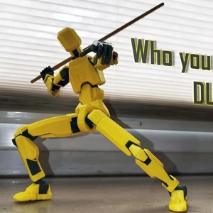 Multi-Gelenk Beweglicher Roboter Actionfigur Montage Spielzeug Mit Waffen Ständer Für Desktop Dekor Zeichnungsreferenz Kunststoff