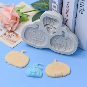 Stampo in silicone a forma di zucca e cappello da strega per dolci e decorazioni