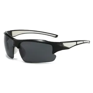 Sports Sunglasses PC Half Frame Anti-UV Anti-Slip Outdoor Cycling Running Fishing Driving Eyewear For Men Women