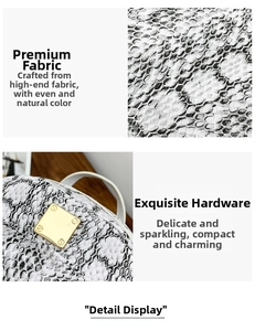 Detail of snake skin pattern fabric and premium gold square metal buckle on mini backpack