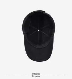Detailed interior view showing thick lining and reinforced seams of a winter baseball cap