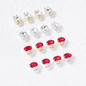 Charmes D'ongles Lapin 3D Alliage Strass Décorations De Lapin Pour Manucure DIY Accessoires De Bijoux
