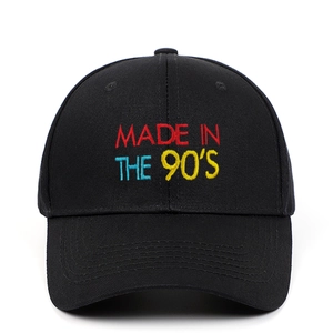 Baseball Cap Retro Cotton Twill Hat With Made In The 90s Embroidery Adjustable Strapback Dad Hat For Unisex Casual Streetwear