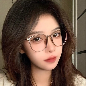 Retro Oversized Square Optical Glasses TR90 And Metal Frame Anti Blue Light UV400 Protection Fashion For Women