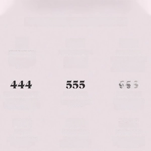 Detailed chart of nine angel numbers with spiritual meanings on light pink background