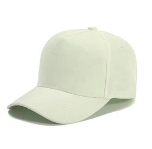 Detailed close-up showing the premium twill cotton texture and stitching of the beige cap